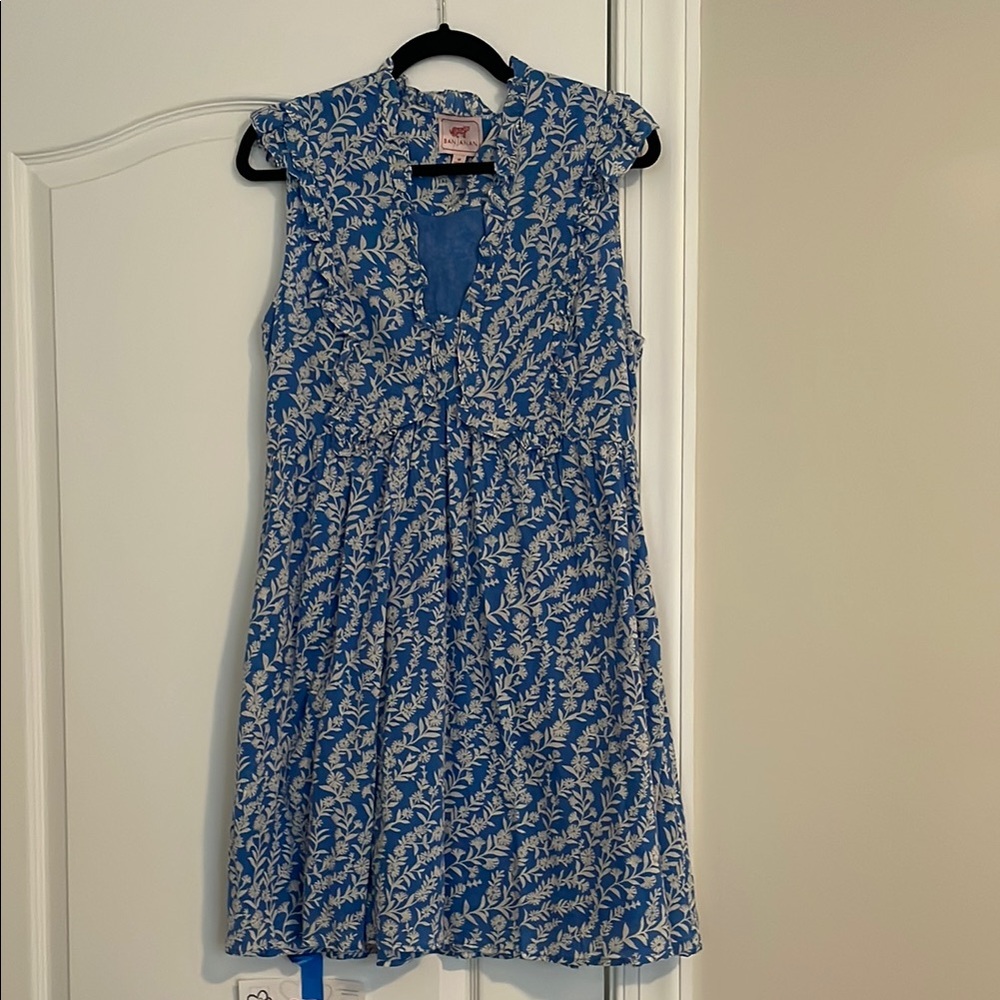 Banjanan Blue and White Floral Dress